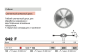 Диск алмазный спеченный D+Z  / 942 F 104.220